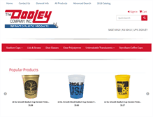 Tablet Screenshot of dooleycups.com